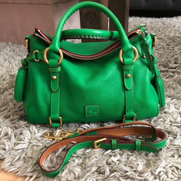 Dooney Bourke Small Kelly Green Satchel 